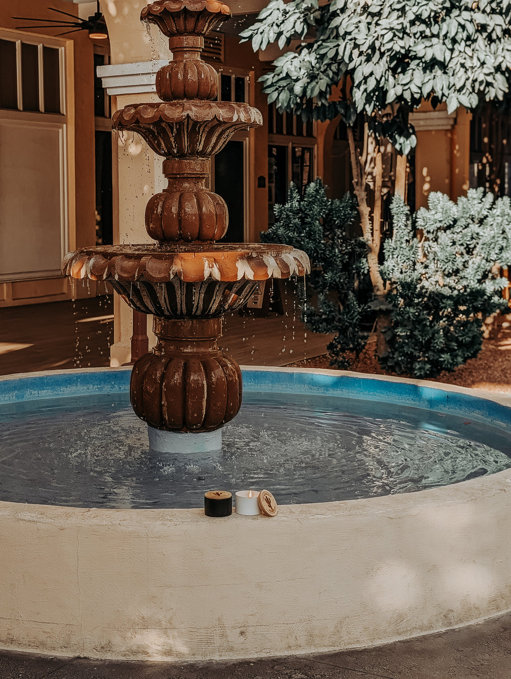 Fountain of youth non toxic best essential oil candle made with hemp and coconut wax. Perfect for Arizona southwestern or western home decor. Luxury Spa Candle. 