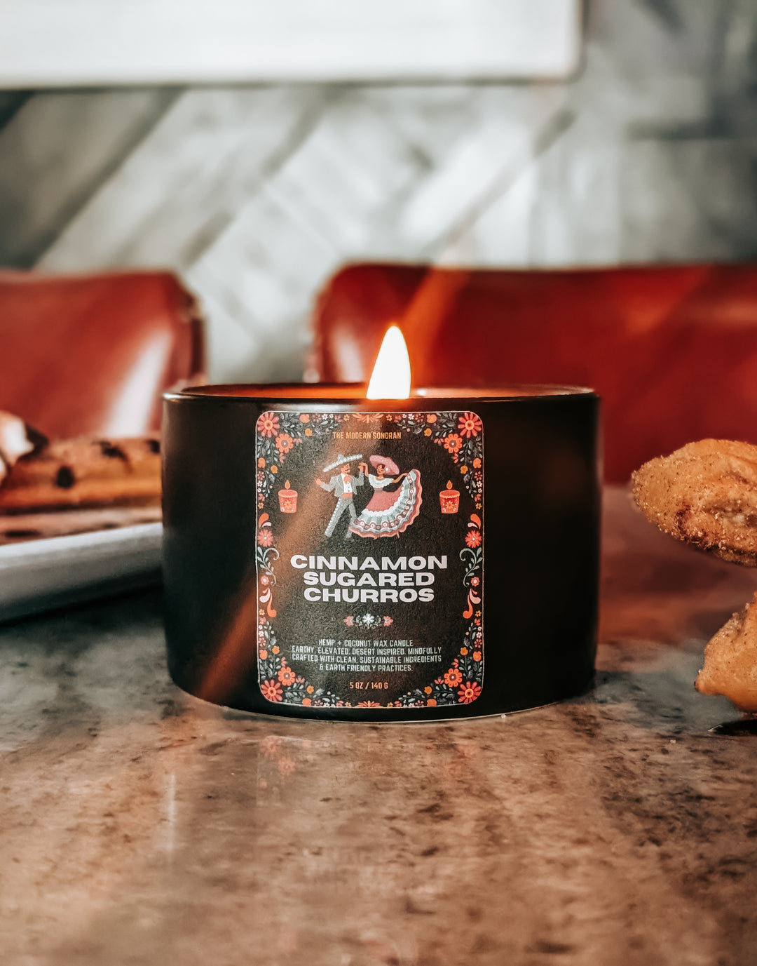 Cinnamon Sugared Churros Candle