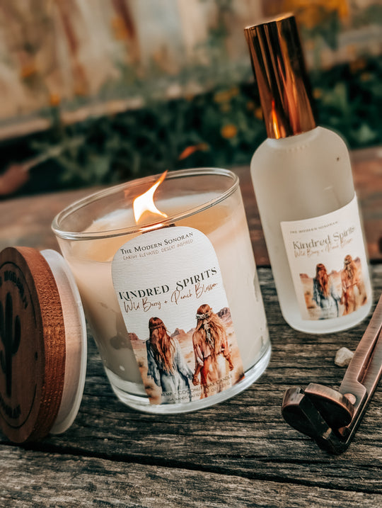 a picture of a Kindred Spirits Candle and a Room Spray Gift Set (Limited Edition) from The Modern Sonoran